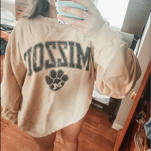 Vintage mizzou crewneck